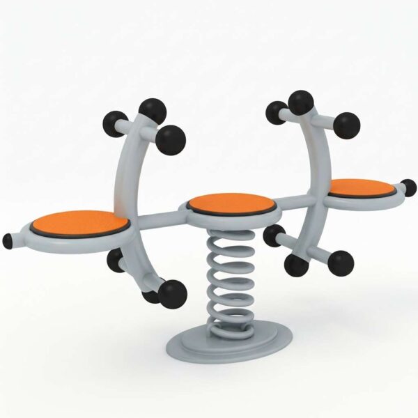 SEESAW (METAL) ORANGE – Kids Playground Seesaw Bangladesh