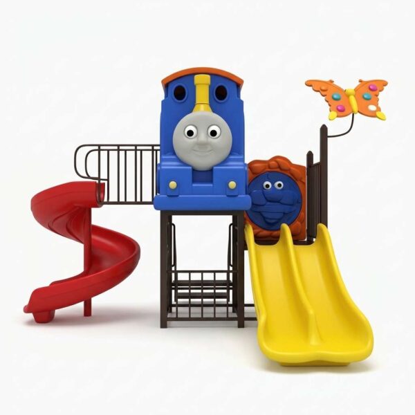 HOUSE & SLIDER SET (TRAIN) – Kids Train-Themed Playground Set Bangladesh